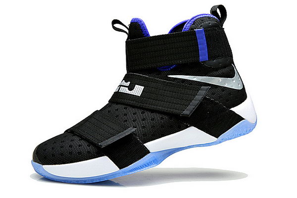 Nike Lebron Soldier 10 Black White Blue Low Cost